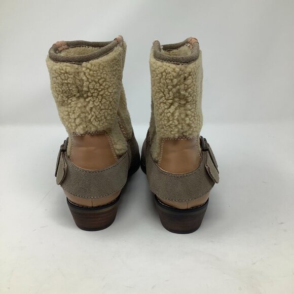 Anthropologie Kelsi Dagger Shearling Tempest boots 8 EUC - Picture 5 of 8